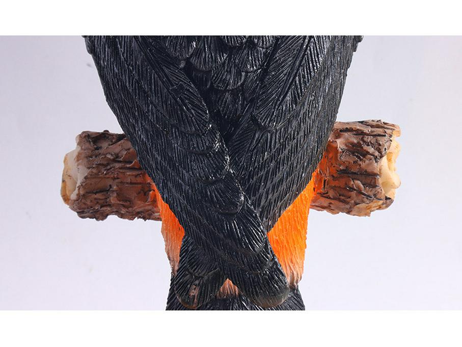 Toucan Resin Hanging Ornament - Decorative Animal Accent for Home, Garden, Wall, or Balcony