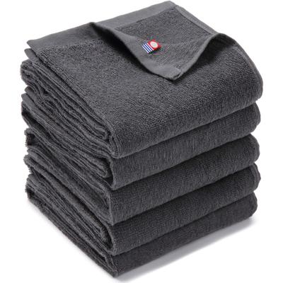 Imabari Towel Face Towel Set of 5 Cotton 31 X 86 Cm Made In Japan Towels for Commercial Use Beauty Salons Face Washing Facial Towels Plain Nursing