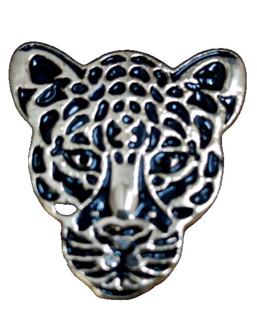 @ Lion Face Shaped With Stone Brooch Pin White Color For Men Zr942-60%Off
