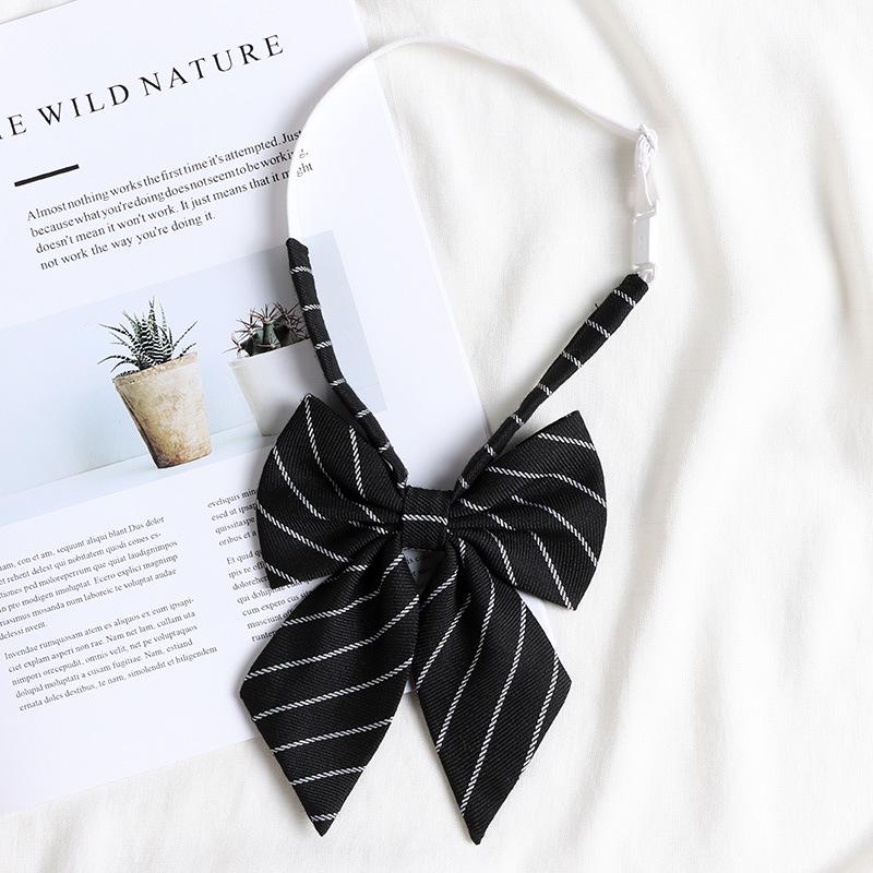 Papion JK Black Tie pentru femei și bărbați, stil academic, accesorii pentru cămașă