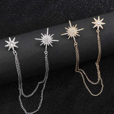 1 Pieza Broche de Borla Xingmang Broche de Pin para Mujer de Gama Alta Sentido del Diseño Nicho Accesorios para Ropa de Traje de Otoño e Invierno