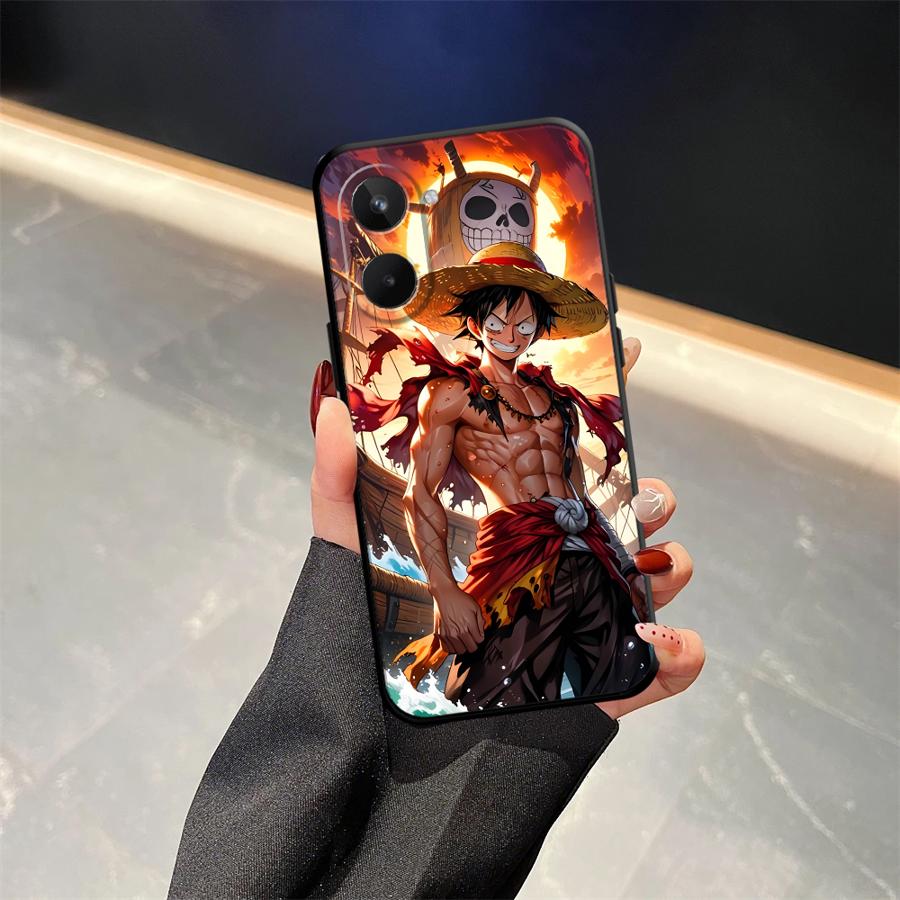 Cool Luffy ACE Case for Realme C15 C12 C21 P3 Ultra 11 Pro Nazro 50 50i C25 12 14 GT Master Neo2 C33 C35 C53 C55 Phone Cover