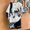 Men's Summer Casual Sports Suit: Teen Fashion Short Sleeve & Shorts Set
