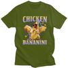 Male Chicken Bananini Italian Brainrot Meme T Shirt Short Sleeve 100 Cotton TShirt Novelty Loose Oversized Streetwear Clothing