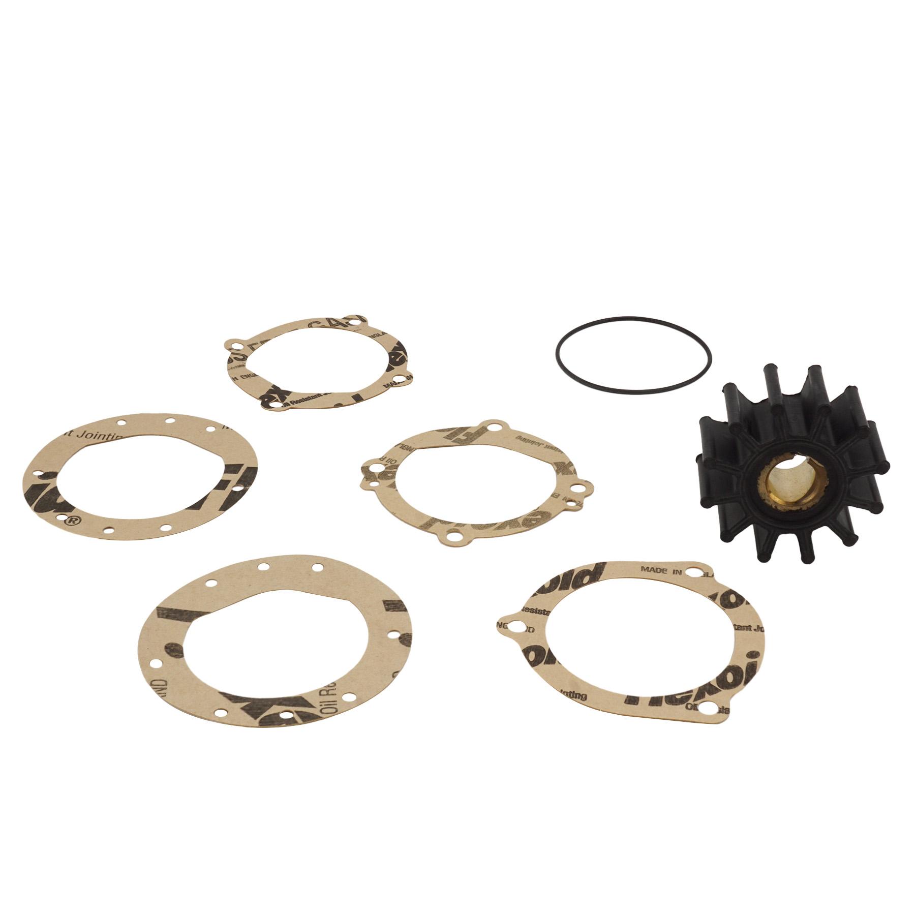 Water Pump Flexible Impeller Kit Fits for Yamaha 101-03-01 Sherwood 09959K Jabsco 18838-0001 for Volvo Penta 835512 18-3046 101-03-01