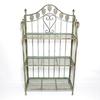Wrought Iron Flower Stand Vintage Home Decor Space Saving