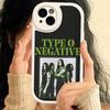 Rock Band T-Type O Negative Music For IPhone 16 15 14 16E 13 12 11 Pro Max Plus Phone Leather Case