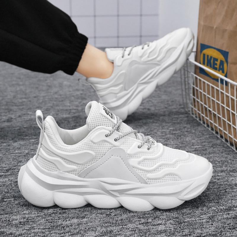Spring New Men Thickness Sneakers Outdoor Comfortable Soft-sole Sports Running Shoes Old Dad Shoe Damping Casual Shoe Zapatillas