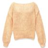 2025 Spring/Autumn Women's Versatile Gentle-Style Hollow Knit Cardigan Sweater