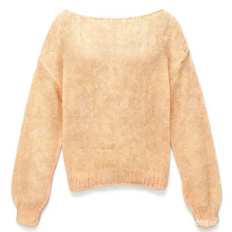 2025 Spring/Autumn Women's Versatile Gentle-Style Hollow Knit Cardigan Sweater