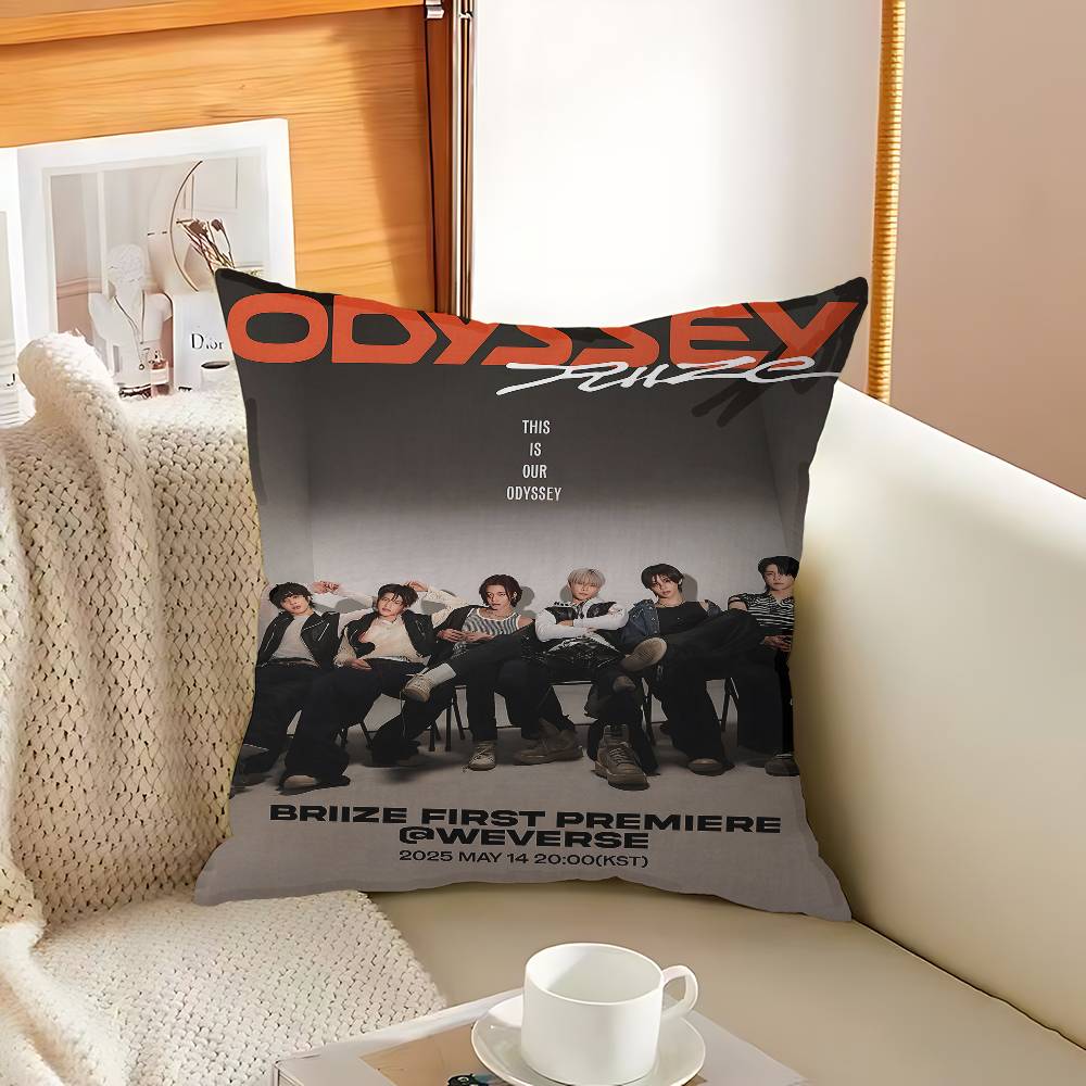 Kpop Band R-RiizeS Cushion Cover Pillow Cover Decor Pillowcase Printed Cushion Case For Couch