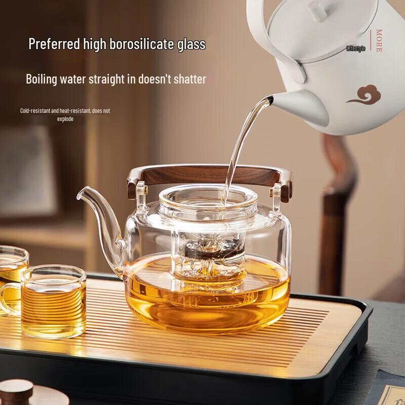 YIHUTEA Heat-Resistant Glass Teapot