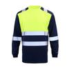Construction Workwear Reflective Strip Long Sleeved T-Shirt Top