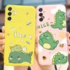 For Samsung Galaxy M52 5G Case SM-M526B Cute Dinosaur Cartoon Back Cover Soft Silicone Phone Case For Samsung M52 M 52 5G Fundas