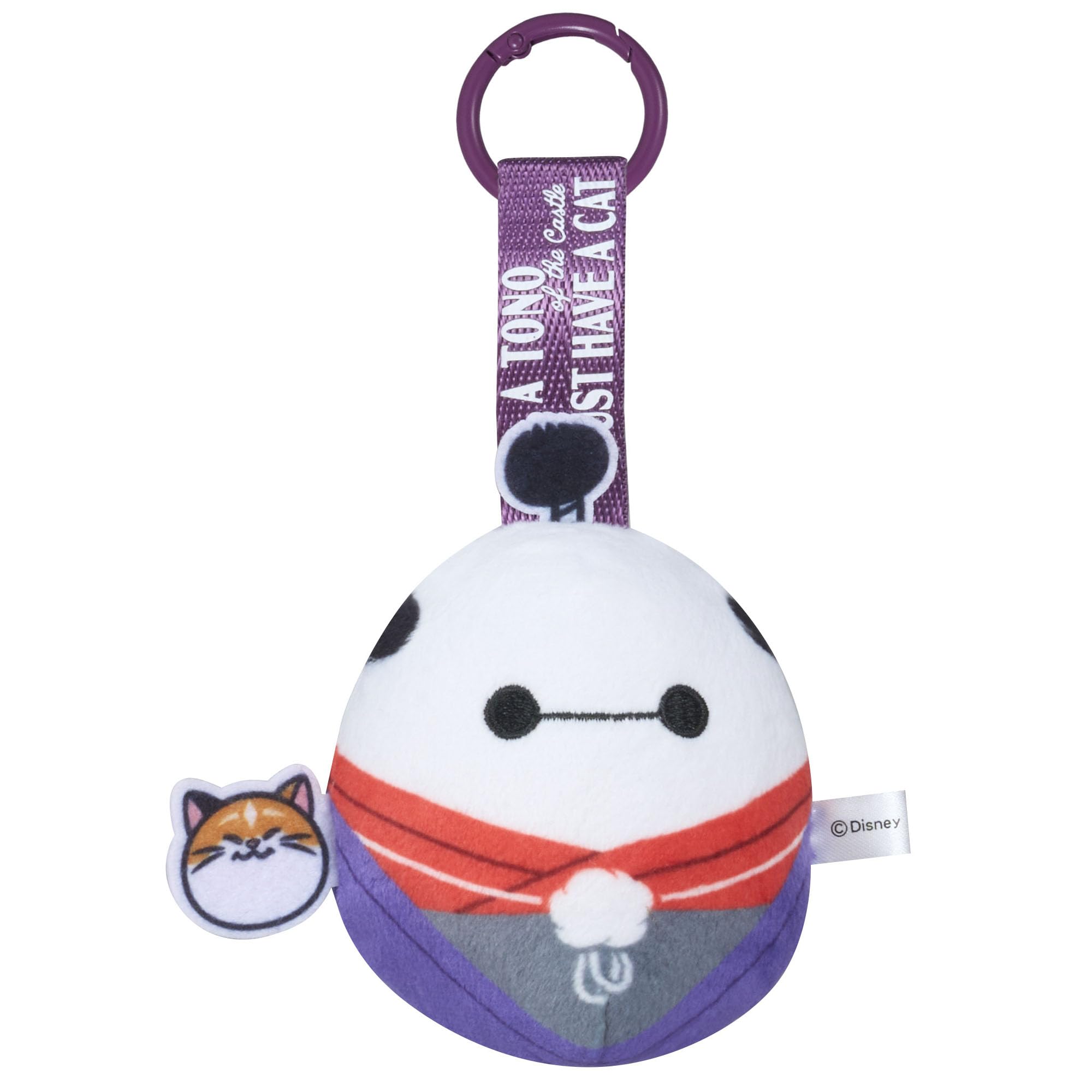 Disney Plush Cologne Keychain Baymax [eyeup] (Lord) белый