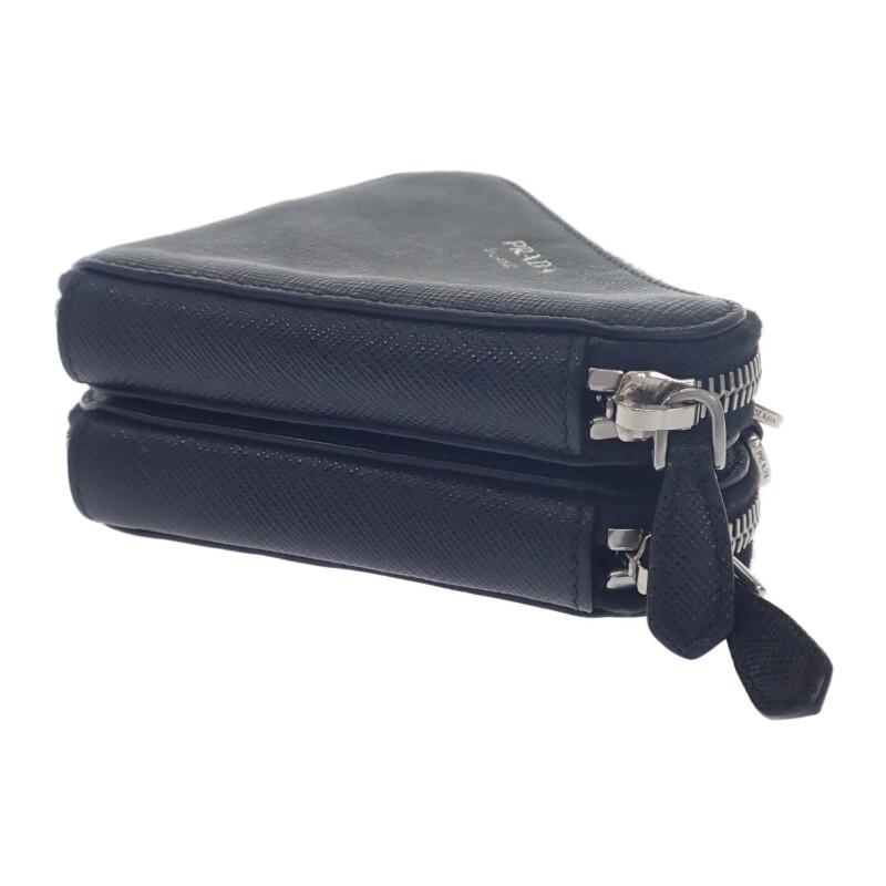 Prada 1NR015 2WAY Bag Black Safiano Women