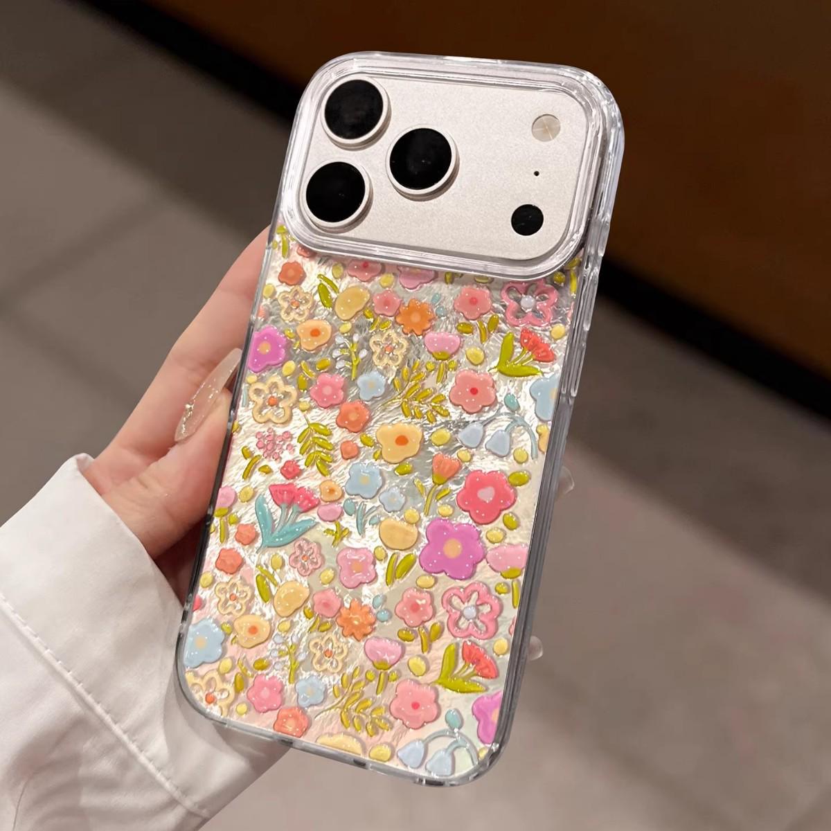 

3D Embossed Butterfly Floral Clear Case for Apple iPhone 16 Pro Max/17 Pro iPhone 17 Pro