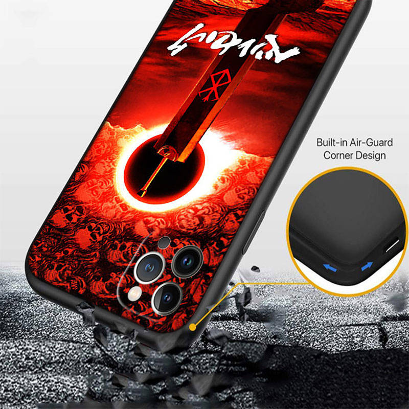 IR1 Berserk Guts Case for Samsung A06 A35 A25 A24 A15 A05S A05 M55 M35 M15 A02 A12 A13 A10 A16 A20 A30 A22 A31 A32 A33 A42 A50