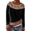 2026 Women's European & American Style Knitwear: Loose Long Sleeve Sweater with Fresh Round Neck - Versatile Top