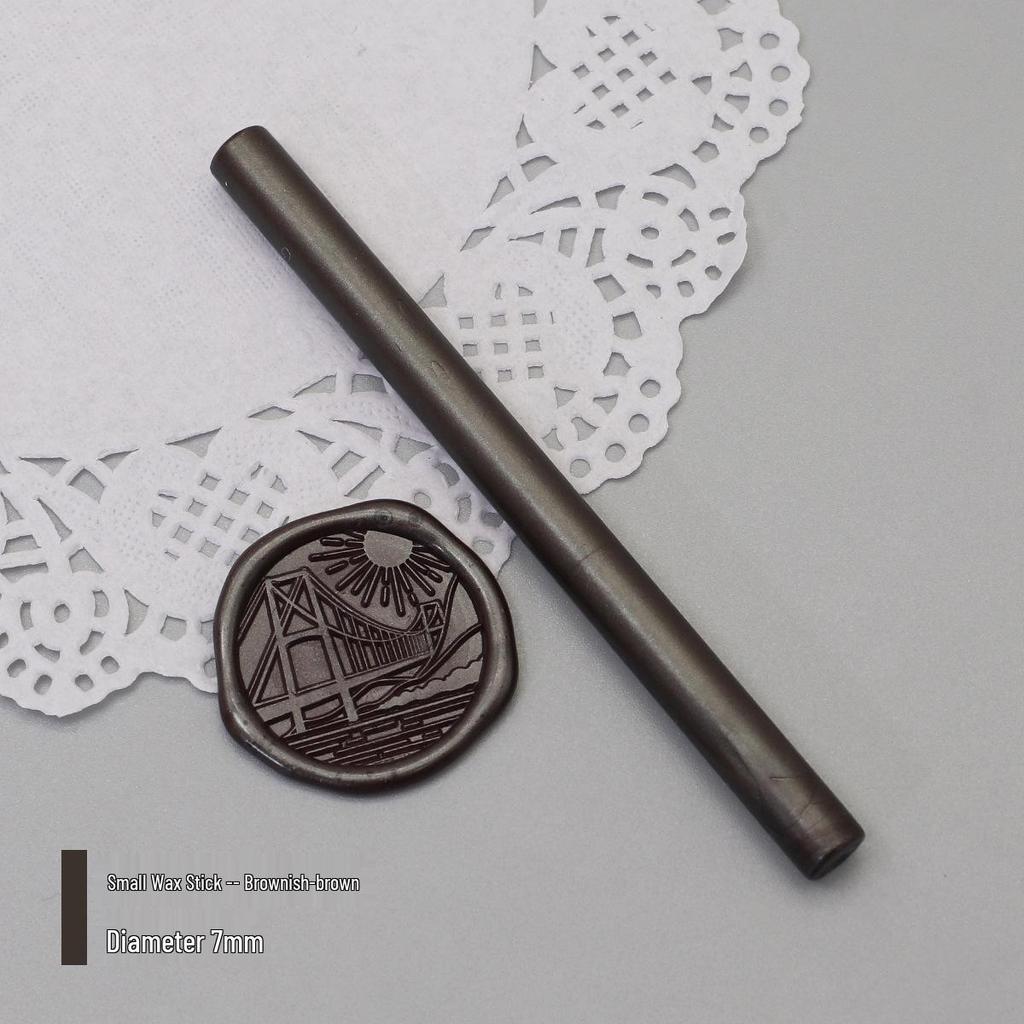 Bețișoare de Ceară de Sigiliu Mat Perlat, 125 Culori, 10x0.7cm, Compatibile cu Pistoale de Ceară, Culori Mixabile