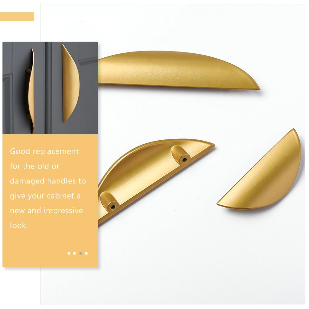 2pcs Modern Pull Handles Metal Cabinet Hardware For Kitchen Cupboard Drawer Furniture Door High Hardness Corrosion Resistant