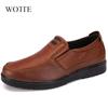 Big Size 48 Brand Men Casual Shoes Fashion Classic Casual Men Leather Shoes Black Hot Sale Breathable Business Men Shoes Casual