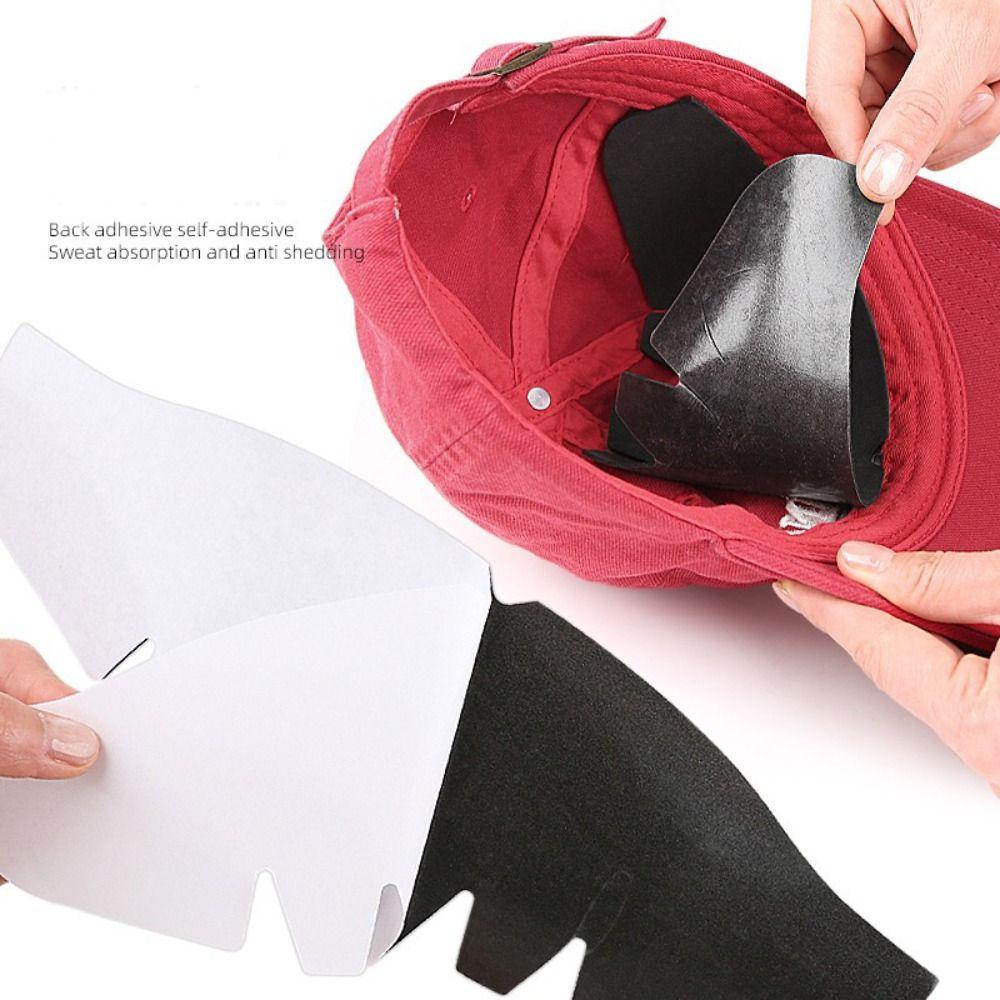 5pcs Self-Adhesive Sweat Shields Prevents Stains Absorbing Pad Portable Hat Sweat Protector  Fitness