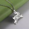 Cazador Animal Pendant Necklaces for Women Men Fox Rabbit Bird Fish Polar Bear Nature Stainless Steel Jewelry 2026 Birthday Gift