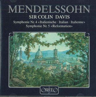 

CD Сэр Колин Дэвис - Мендельсон C132851A ORFEO Не Япония Классика Б/У