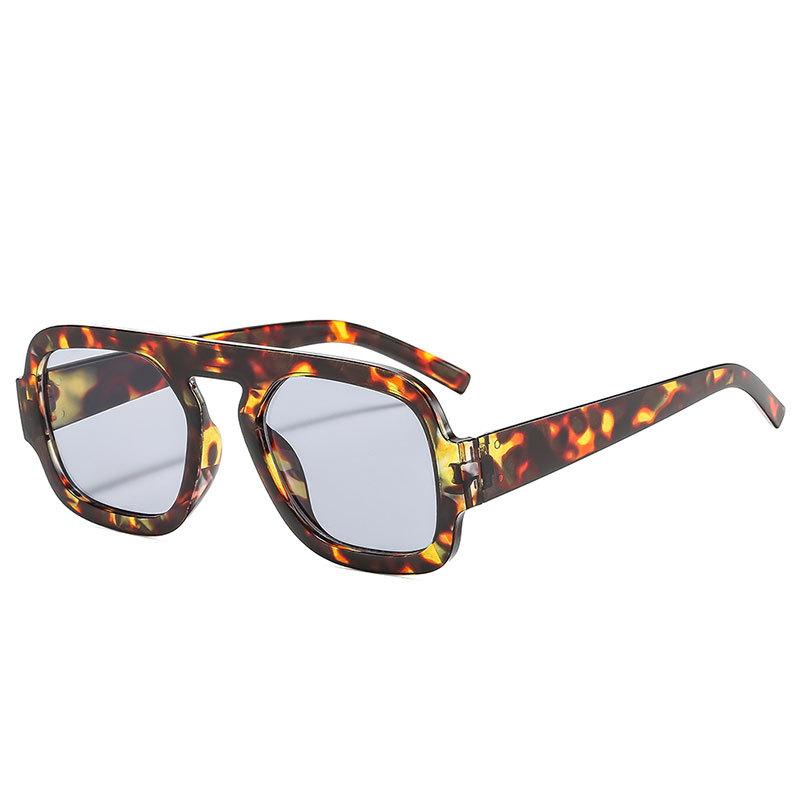 Fashion Square Brand Designer Sunglasses Men Women New Oversized Vintage Shades Glasses Travel Outdoor Eyewear Uv400