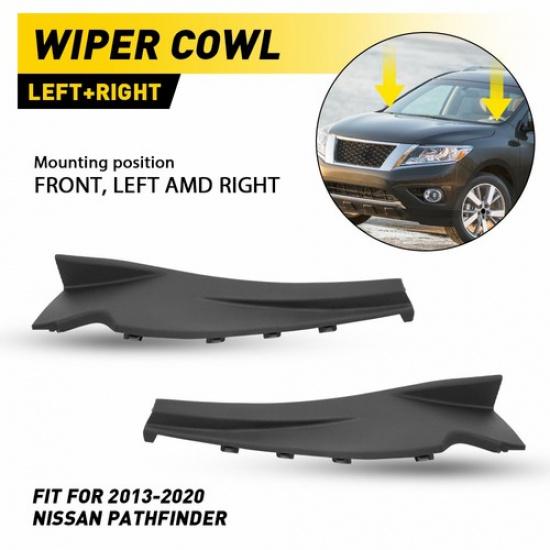 Windshield Extension Cowl For Wiper Nissan Trim Pathfinder Right Left 2013-