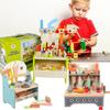 Colorful Wooden Tool Workbench Interactive Educational Toy For Children Age 4-6