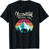 Vintage Yellowstone National Park WY Mountain Bear T-Shirt