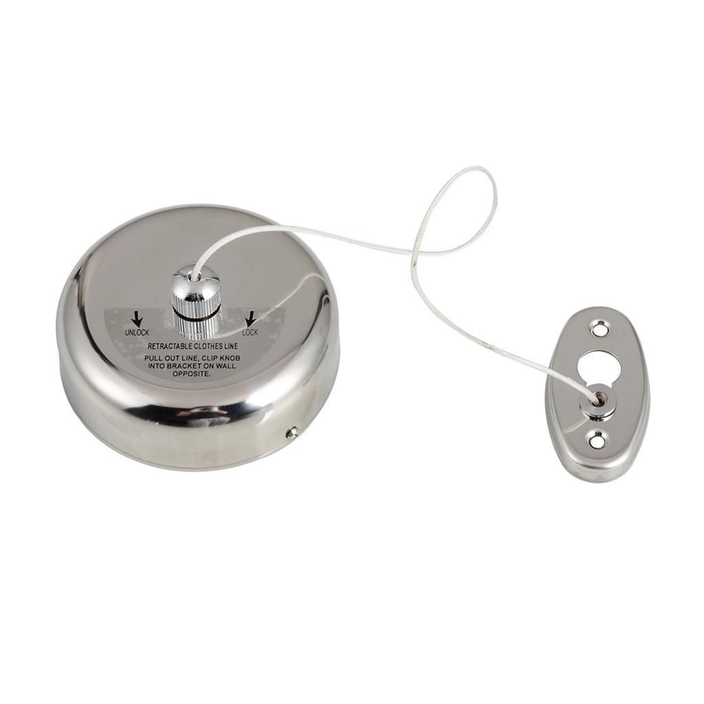Uscător de Rufe Retractabil Oțel Inoxidabil Heavy Duty Capacitate Greutate 22 Lbs Cablu 2.8M Uscare Duș Rufe Linie Raft