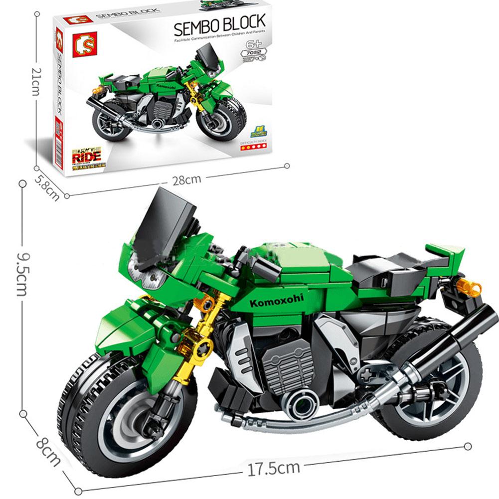 Motocross Building Blocks Toy Children Educational Assembled Off-road Racing Motorcycle Toys