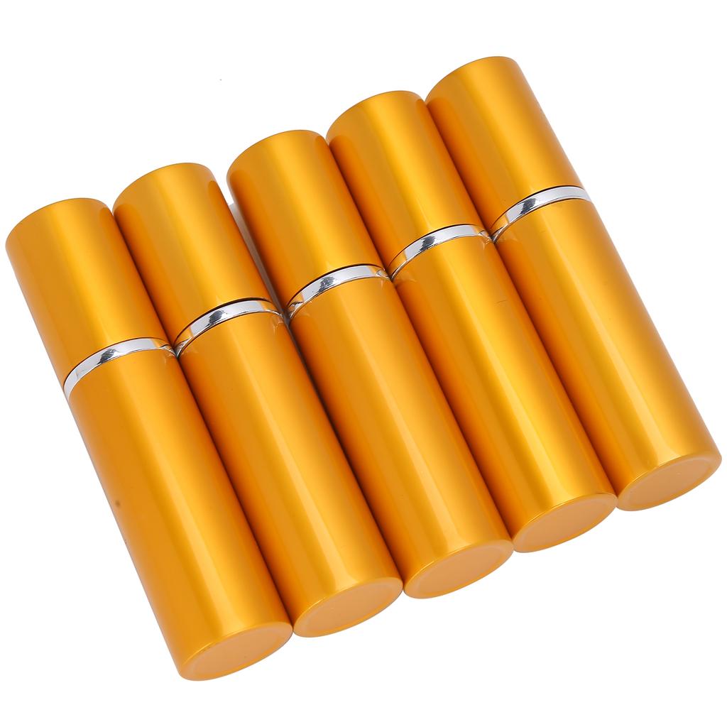Aluminium nachfüllbare Parfüm-Sprühflasche tragbarer leerer Parfümzerstäuber 10ml x 5 Stück