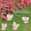 4Pcs Lovely Resin Craft Sitting Fairy Decor Ornament for Home Garden Landscape Decoration