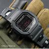 Černý řemínek 16mm Pro hodinky Casio Lehký kompozitní plastová ocel Dw5600 Dvojitá přezka DW-6900/GW-M5610 B500 Řemínek