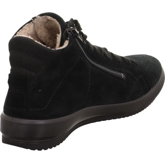 Женские полуботинки Legero Sneaker leder чёрные warmfutter