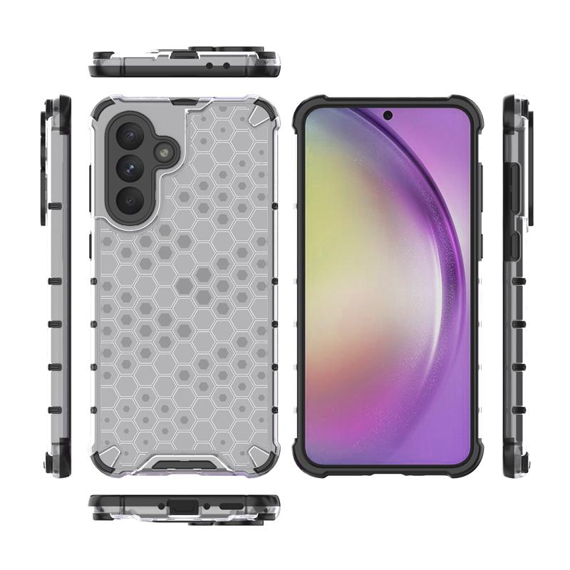 Shockproof Transparent Case For Samsung Galaxy Quantum 6 Honeycomb Armor Case Samsung Quantum 6 Case Cover For Samsung Quantum 6