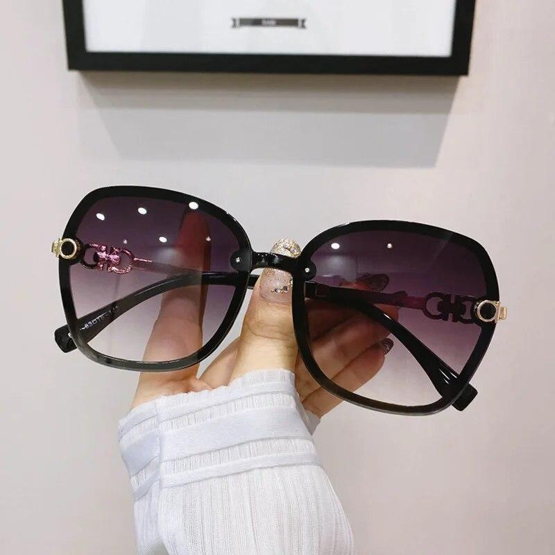 

Круглые солнцезащитные очки, новые винтажные солнцезащитные очки «кошачий глаз», женские корейские солнцезащитные очки с градиентом UV400