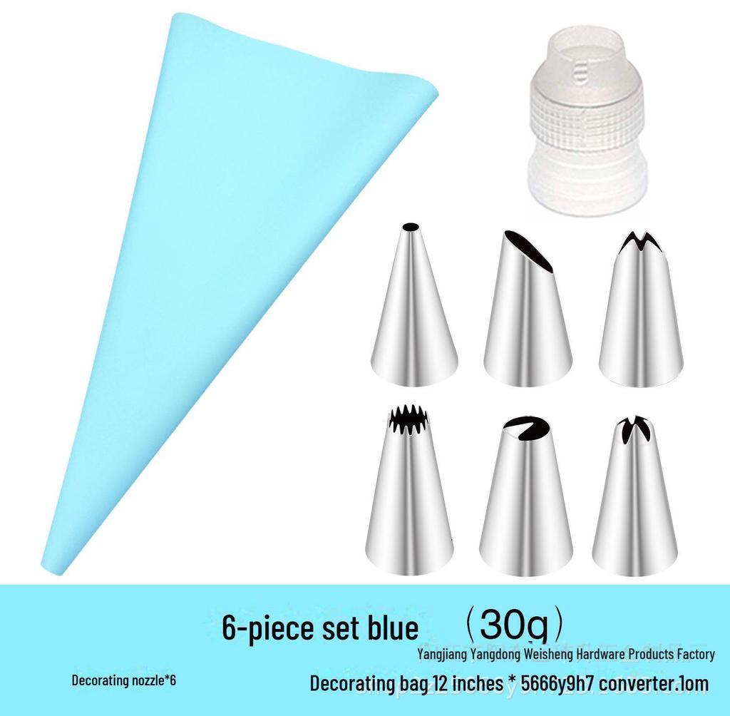 Stainless Steel Cake Decorating Nozzle Set with EVA Bag