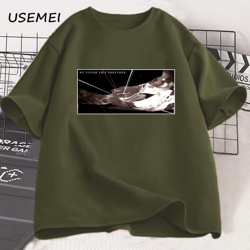 Jayvik Tshirt Unisex Unisex Vintage Jayce X Viktor Arcane T Shirt Casual Short Sleeve Tshirt Cotton Slim Tees Streetwear