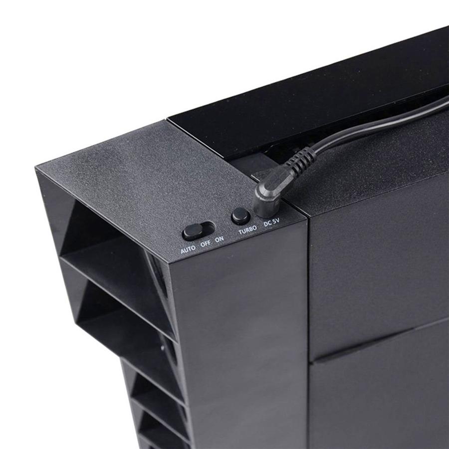 Video Game USB Cooling Fan Base for PS4 Consoles Accessories External Turbo Temperature Control for Playstation 4 Normal PS4