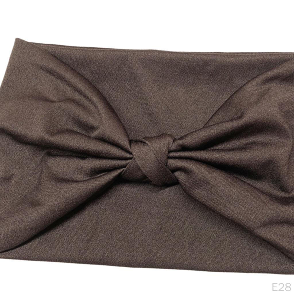 Lady Elastic Wide Headband Gym Running Hair Band Accessory