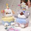 Dog Cute Cartoon Koala Fox Can Sing Birthday Cake Stuffed Toy Gift Children