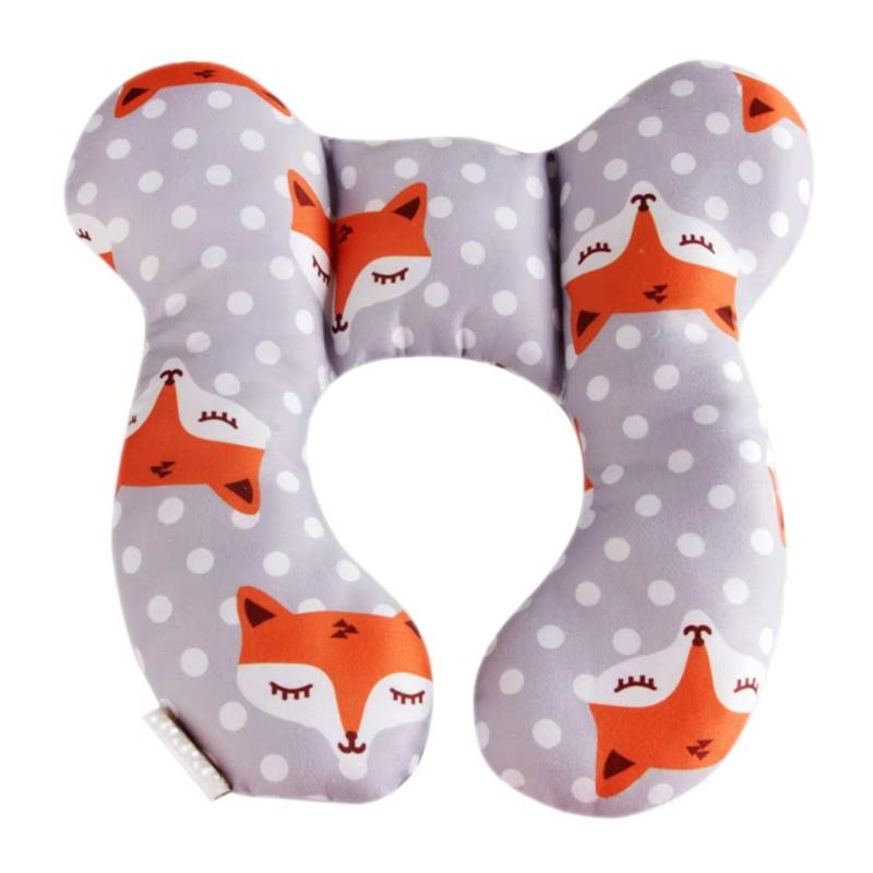 Protective Travel Car Seat Head And Neck Pillow Soft Neck Support Pillow Children U Shape Headrest Head Protection Cushion