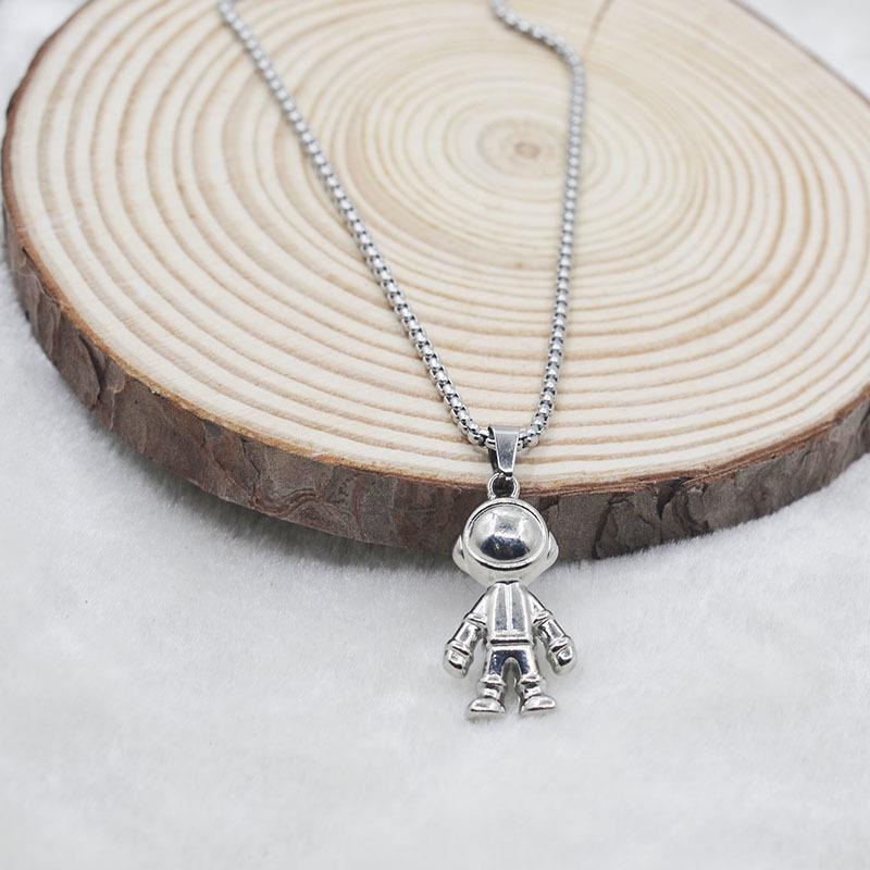 Trendy Hip Hop Astronaut Necklace - Unisex Street Dance Choker