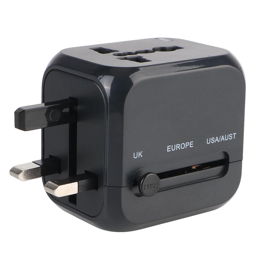 PD 20W Universal Travel Adapter UK/EU/US Plug Dual USB + PD 20W Charging International Charger