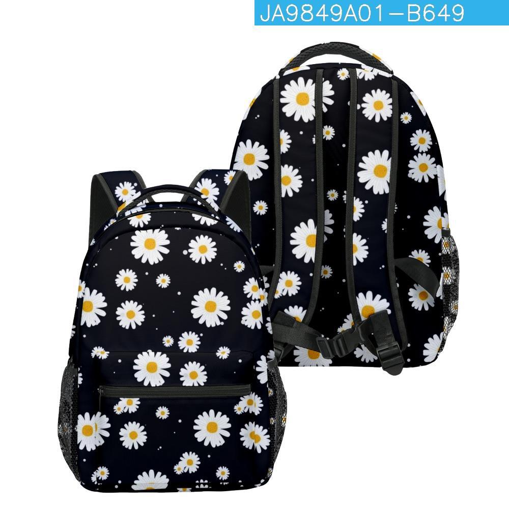 Trendy Kpop Youthful School Bags Unisex National Flag Puppy Travel Bags 3D Print Oxford Waterproof Notebook Shoulder Backpacks